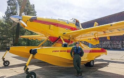 Mylène, pilote bombardier d’eau