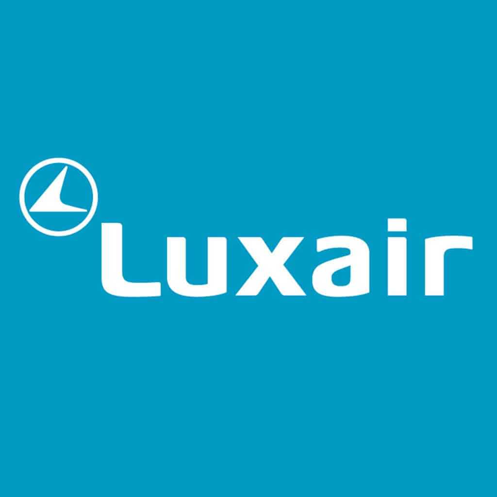 logo 25 luxair bleu